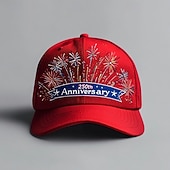 voordelige Patriottische 250 Hoeden-Voor heren Hoed ter ere van het 250-jarig jubileum van de Verenigde Staten Baseballpet Zonnehoed Trucker Hoed blauw Wit Polyesteri Afdrukken Vaderlandslievend Modieus Casual Straat Dagelijks