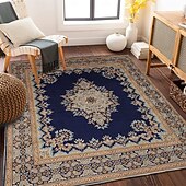 abordables Alfombras-Alfombras de área marroquíes para sala de estar y dormitorio alfombra de lujo vintage gran alfombra de área al lado del sofá y de la mesa de café suave antideslizante y lavable a máquina decoración