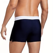 ieftine Costume de baie și pantaloni scurți de plajă-Bărbați Pantaloni Scurți de Înot Boxeri înot Costume de baie pentru costume de baie Mată Buzunar cu Fermoar Elastic Respirabil Pantaloni Surfing Bikini Scufundare Vară