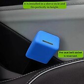 economico Servizio Veicoli-2 coprifibbia per cintura di sicurezza per auto, resistenti ai graffi, in lattice durevole, in vari colori, facili da installare, vestibilità universale, proteggono dallo sporco e aggiungono un tocco
