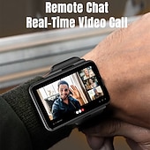 お買い得  プレミアム-APPLLP Max スマートウォッチ 2.88 インチ スマート·ウォッチ スマートウォッチ電話 4G LTE ブルートゥース 歩数計 睡眠サイクル計測器 座りがちなリマインダー と互換性があります Android iOS 女性 男性 GPS 長時間スタンバイ ハンドフリーコール IPX-5