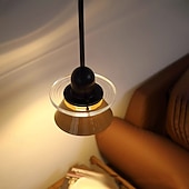 お買い得  ドラムとコーンのデザイン-現代的な北欧風マカロンUFO型アクリル鉄製1灯ペンダントライト寝室用
