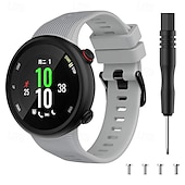 levne Pásky na hodinky Garmin-Pásek hodinek pro Garmin Forerunner 45/45s Silikon Výměna, nahrazení Popruh Nastavitelný Sportovní značka Moderní spona Náramek