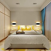 preiswerte Indoor-Wandleuchten-Innenbereich Außenbereich Modern Außenwandleuchten Innenwandleuchten Wohnzimmer Außenbereich Aluminium Wandleuchte 85-265V