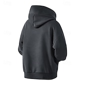 abordables sudaderas basicas hombre-Hombre Sudadera Negro Blanco Gris Oscuro Con Capucha Plano Bolsillo Deporte Diario Festivos Poliéster Ropa de calle Básico Casual Primavera Otoño Ropa Sudaderas con capucha Sudaderas