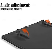 Недорогие Товары для дома-10/12-дюймовый изогнутый 3D-увеличитель для экрана телефона со складной подставкой — портативный многофункциональный объектив для фильмов и игр &amp;видеозвонки, совместимые со всеми смартфонами