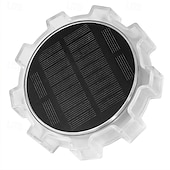 cheap Landscape Lights-Solar Ground Lights Outdoor 1 Pack, Solar Ground Lights Waterproof, 4 Modes LED Ground Lights Outdoor Christmas Lights Stick in Ground,Color Changing for Yard, Wall, Deck, Garden, Pathway