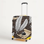 baratos Desgaste em casa e chinelos em casa-Capa protetora elástica para mala de viagem em estilo náutico.