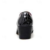 abordables Zapatos Oxford-Zapatos de vestir para hombre de piel sintética roja con detalle de tachuelas: elegantes zapatos de fiesta de Navidad para hombre.