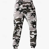 economico Pantaloni da Corsa &amp; Collant-Per uomo Pantaloni della tuta con risvolto Pantaloni Cargo pantaloni sportivi Coulisse con tasche Vita Alta Pantaloni Palestra Athleisure Allenamento Primavera Autunno Elastico Palestra Allenamento
