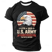  4th of July 2026 250th Memorial Day Patriotic Patriot Graphic American Flag T-Shirt