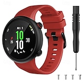 levne Pásky na hodinky Garmin-Pásek hodinek pro Garmin Forerunner 45/45s Silikon Výměna, nahrazení Popruh Nastavitelný Sportovní značka Moderní spona Náramek