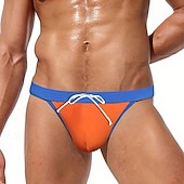 olcso Férfi Szörf Ruházat-Férfi Úszótanga Fehérnemű Boxer fazonú fürdőnadrágok Kollázs Zsinór Rugalmas Légáteresztő Alsók Szörfözés Bikini Búvárkodás Nyár