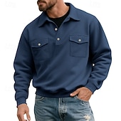 abordables Sudaderas Básicas_-Hombre Sudadera Gris Claro Diseño Plano Bolsillo Diario Deporte Festivos Poliéster Ropa de calle Básico Casual Primavera &amp; Otoño Ropa Sudaderas con capucha Sudaderas Manga Larga