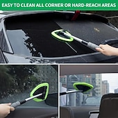 cheap Cleaning Supplies-5pcs Windshield Defrosting Tool Set with 4 Cloth Pads - Durable Car Window Cleaner, Long-Lasting Design, Includes Spray Bottle and Microfiber Cloths for Efficient Ice Removal