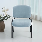 Недорогие Крышка обеденного стула-Комплект из 2 бархатных чехлов для складных стульев, эластичная защита стульев для свадьбы, банкета, вечеринки или украшения дома