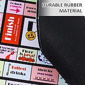 voordelige Geschenken-drinkbordspellen voor volwassenen, rubberen mat drinkbordspel, grappige interactieve drinkspellen voor feestjes, spelletjesavonden, verjaardagen, familiespel of andere gelegenheden