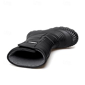 abordables Botas de invierno y nieve-Botas de nieve impermeables marrones para hombre: aislantes y duraderas, perfectas para deportes de invierno, raquetas de nieve y aventuras al aire libre.