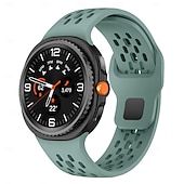 Χαμηλού Κόστους Ζώνες ρολογιών Samsung-Παρακολουθήστε το συγκρότημα για Samsung Galaxy Ρολόι 8 40/44mm Ρολόι 8 Classic 46mm σιλικόνη Αντικατάσταση Λουρί Αδιάβροχη Ρυθμιζόμενο Γυναίκες άνδρες Αθλητικό Μπρασελέ Μοντέρνο Κούμπωμα Περικάρπιο