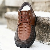 economico Stivali invernali e neve-scarpe da trekking impermeabili marroni da uomo: resistenti e comode, perfette per avventure all&#039;aria aperta ed escursioni invernali