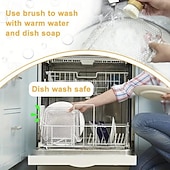 baratos Utensílios &amp; Aparelhos de Cozinha-Conjunto de acessórios para fritadeira de ar de aço inoxidável de 3 níveis - bandejas empilháveis para forno e fritadeira de ar, laváveis na máquina de lavar louça, ideais para cozinhar de forma