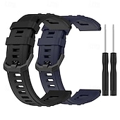 ieftine Alte curele de ceas-2 Pachete Bandă de ceas inteligent Compatibil cu Amazfit T-Rex Ultra Ceas inteligent Curea cu Instrumentul de îndepărtare Ajustabil Închidere clasică Banderolă Sport Înlocuire Brăţară
