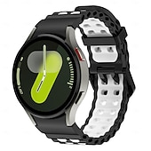 levne Pásky na hodinky Samsung-Pásek hodinek pro Samsung Galaxy Watch 7/6/5/4  40/44mm, Watch 5 Pro 45mm, Watch 6 Classic 43/47mm, Watch 4 Classic 42/46mm Silikon Výměna, nahrazení Popruh Voděodolné Nastavitelný Ženy muži
