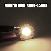 preiswerte LED-Kolbenlichter-5 Stück 10 Stück COB-LED-Lichtchipperlen, leuchtende Oberfläche 11 mm, 3/5/7/10 W, 260 mA, DIY-Energiesparlampe für Scheinwerfer, Flutlicht, Packung mit warmweißem/weißem/natürlichem Licht