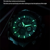 cheap Mechanical Watches-The New Olevs Silicone Men'S Business Watch With Luminous Calendar And Moon Phase Display A Multi-Functional Fully Automatic Mechanical Watch Is A Fashionable Casual Waterproof Sports Wristwatch