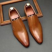 abordables Mocasines de cuero de primera calidad-Mocasines de piel para hombre con detalle de borlas: calzado elegante y cómodo para bodas, reuniones de oficina y eventos nocturnos.