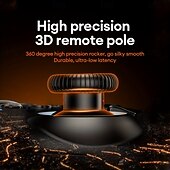 זול בקרי משחק-בקר המשחק האלחוטי של lenovo s02 מגניב, תואם לפלטפורמות מרובות, שליטה מדויקת במיוחד, נייד, אחיזה נוחה, עיצוב, מראה אופנתי, מתאים למשחקי מחשב, מתאים למכשירים ניידים