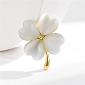 levne Špendlíky a brože-Brože Klasika Květinový motiv Módní Roztomilý Jednoduchý Brož Šperky Bílá Pro Svatební Párty Dar Zásnuby Maturitní ples Festival