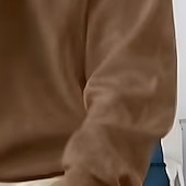 abordables Sweat-shirts basiques-Homme Sweat-shirt Sweat à capuche Pull Sweat à capuche boutonné Noir Blanche Rose Claire Rouge Bleu Revers Uni Patchwork Sport &amp; Loisir Occasionnel Quotidien Streetwear Frais Vêtements de sport