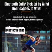 رخيصةأون ساعات ذكية-ساعة ذكية 2025 بنظام تحديد المواقع العالمي (GPS) بشاشة 1.46 بوصة مزودة ببوصلة ومصباح يدوي وبلوتوث ومكالمات وبطارية 580 مللي أمبير في الساعة ومقاومة للماء وتتبع اللياقة البدنية وساعة رياضية ذكية