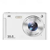 ieftine Aparate video-Cameră digitală HD 4K pentru studenți cu un ecran IPS de 2.8 inci pentru fotografii și videoclipuri portabile design elegant. Cadou de Ziua Îndrăgostiților