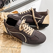 baratos Tênis Casuais-Tênis casual masculino amarelo e preto com design de malha respirável, calçado leve e antiderrapante para caminhadas ao ar livre, viagens e estilo cotidiano