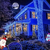 cheap LED String Lights-Christmas Solar / USB Powered Remote Controlled Tree Light 100m1000LEDs 8 Modes Lighting Outdoor Waterproof Garden Fairy String Lights for New Year&#039;s Wedding Patio Garden Camping Holiday Party Decor