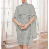 baratos Xale-Xales para Convidadas de Casamento Xale Feminino Elegante Sem Mangas Chiffon Xales de Casamento Com Cor Pura Para Festa Primavera  Verão para impressionar