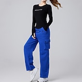 preiswerte Lauf-T-Shirts &amp; Tanktops-Damen Einfarbig Lauf-T-Shirt Fitnessshirt Sporttop Frühling Herbst Langarm Athleisure Baumwolle Warm Weich Atmungsaktiv Fitnessstudio Wandern Laufen Training Yoga Weinrot Schwarz Weiß Sportbekleidung