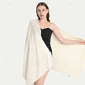 abordables Châles-châle pashmina métallique scintillant, écharpe pour soirée, robe de mariée, robe de soirée
