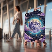 Χαμηλού Κόστους Home Wear &amp; Home Slippers-Ελαστικό κάλυμμα αποσκευών με εκτύπωση galaxy