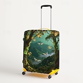 economico Abbigliamento da casa e pantofole per la casa-Coprivaligia elastico con stampa di paesaggi, protezione per valigia elastica, coprivaligia da viaggio