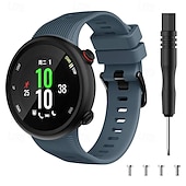 levne Pásky na hodinky Garmin-Pásek hodinek pro Garmin Forerunner 45/45s Silikon Výměna, nahrazení Popruh Nastavitelný Sportovní značka Moderní spona Náramek