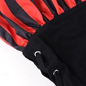 Недорогие Низ-Ретро Средневековый 17ый век Пиратские Штаны Пираты Рыцарь Викинг Крестоносец Ranger Кулиска В полоску Маскарадный костюм Муж. Пираты Хэллоуин Карнавал РИЖД Рен Фэйр Взрослые Брюки