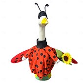abordables Disfraces de Ganso de Porche-Conjunto de Ganso de Otoño Ropa de Ganso de Porche con Alas para Estatua Grande de 23 Decoración de Arte de Animal de Jardín Patio Exterior Regalo de San Valentín