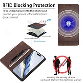 Недорогие Чехлы для iPhone-телефон Кейс для Назначение iPhone 17 Pro Max 17 Air 17 i16 15 14 Pro Max Plus 13 Pro Max Mini Кошелек для карт Защита от удара Ретро Кожа PU