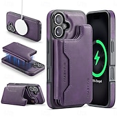 Недорогие Чехлы для iPhone-телефон Кейс для Назначение iPhone 17 i16 15 14 Pro Max Plus 13 Pro Max Кейс на заднюю панель Защита от удара Ретро ТПУ ПК Кожа PU