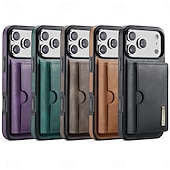 Недорогие Чехлы для iPhone-телефон Кейс для Назначение iPhone 17 Pro Max i16 15 14 Pro Max Plus 13 Pro Max Кейс на заднюю панель Защита от удара Ретро ТПУ ПК Кожа PU