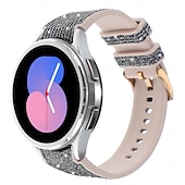 abordables Bracelets de montre Samsung-Bracelet de Montre  pour Samsung Galaxy Montre 7/6/5/4 40/44mm, Montre 5 Pro 45mm, Montre 6 Classique 43/47mm, Montre 4 Classique 42/46mm Silicone Remplacement Sangle Paillettes Mignon Réglable