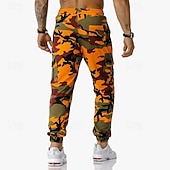 economico Pantaloni da Corsa &amp; Collant-Per uomo Pantaloni della tuta con risvolto Pantaloni Cargo pantaloni sportivi Coulisse con tasche Vita Alta Pantaloni Palestra Athleisure Allenamento Primavera Autunno Elastico Palestra Allenamento